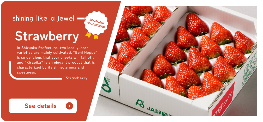 By Shizuoka Online Catalog Seasonal Recommendation Strawberry