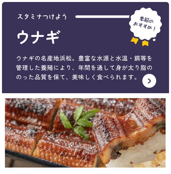 Acheter le catalogue en ligne de Shizuoka Saisonnier Recommandé Anguilles