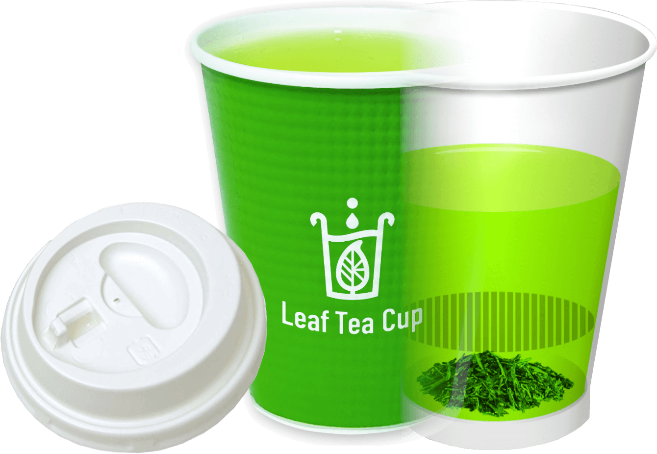 静岡深むし茶　Leaf　Tea　Cup