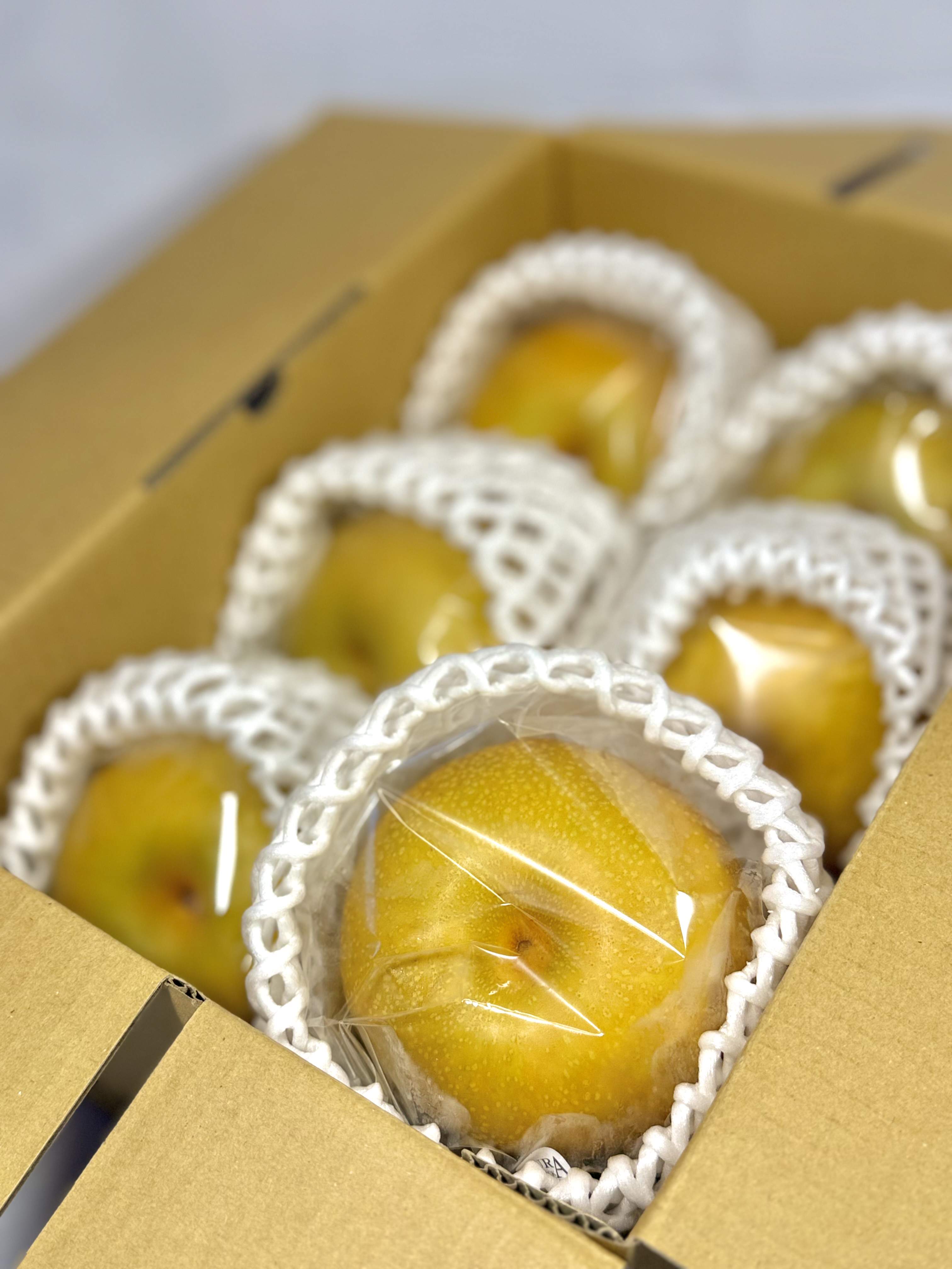 長生き個包装の梨・長寿梨6玉箱